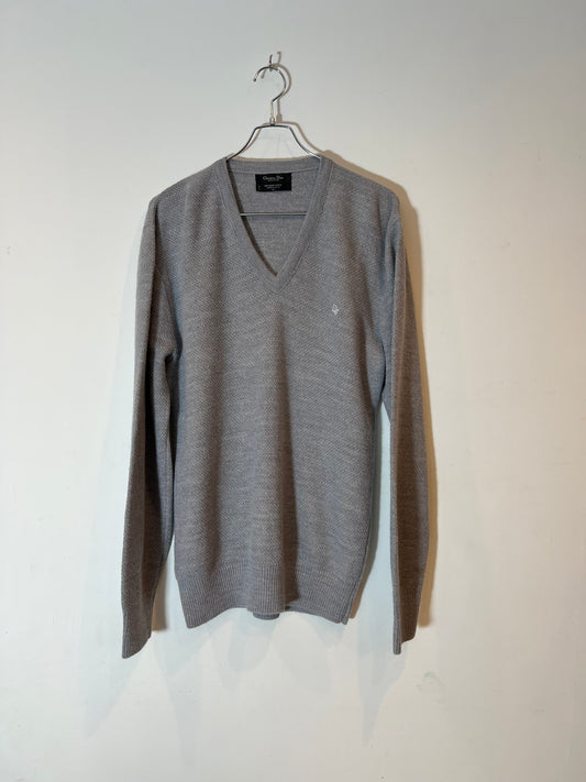 "Christian Dior" Monsieur Acrylic V-Neck Sweater