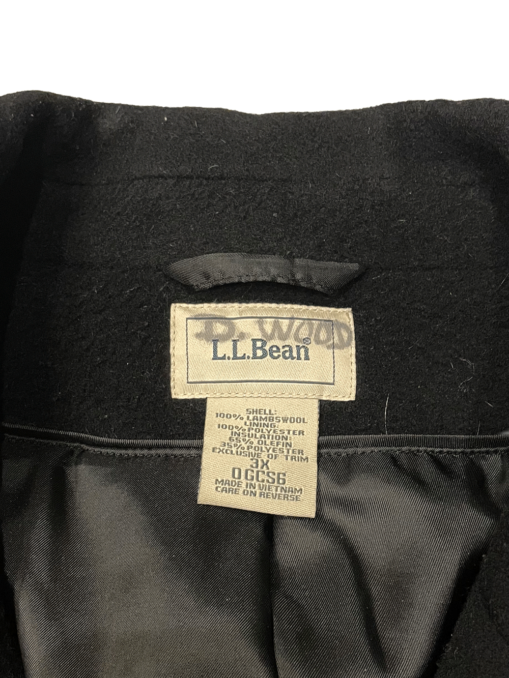 "L.L.Bean" Wool Coat