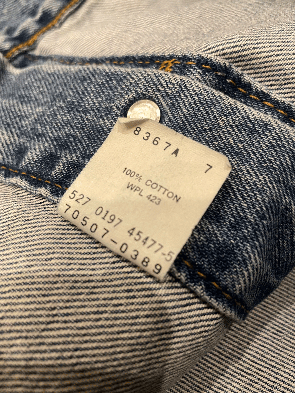 90's "Levi's" 70507 Denim Jacket Made in USA
