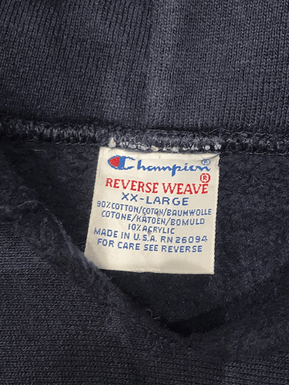 90's "Champion" REVERSE WEAVE IOWA XL
