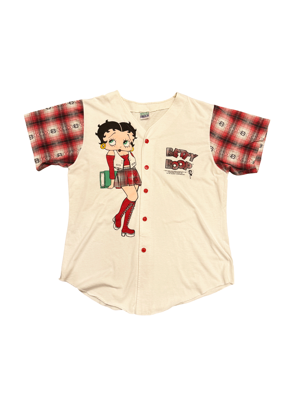 90's "Betty Boop" Baseball T-shirt
