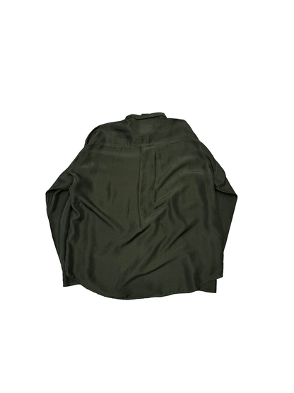 "SPORTSWEAR SYSTEMS" 100% Silk Olive Shirt