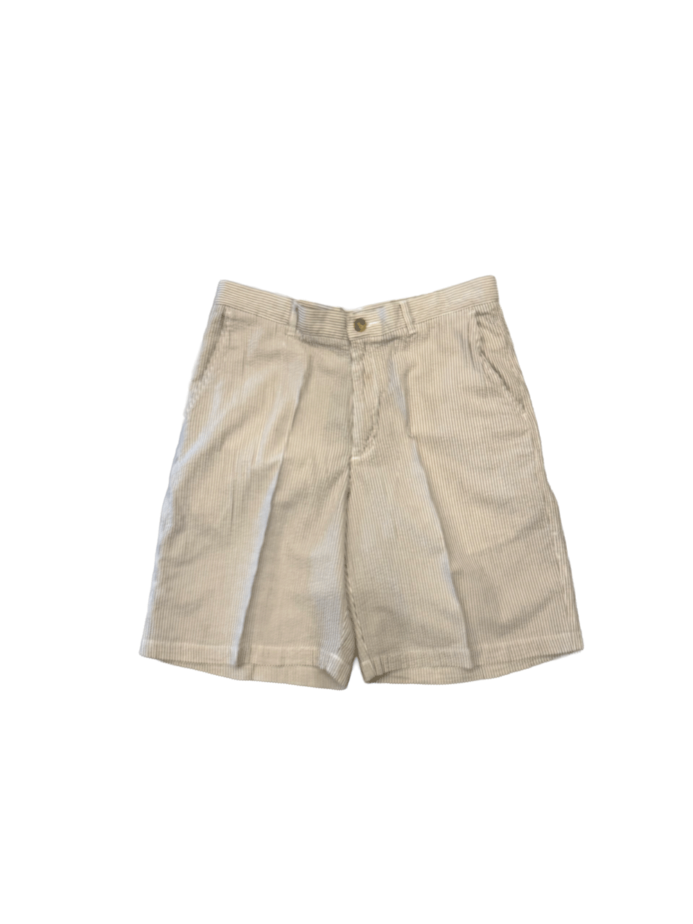 "John Ashford" Seersucker Stripe Pleated Shorts