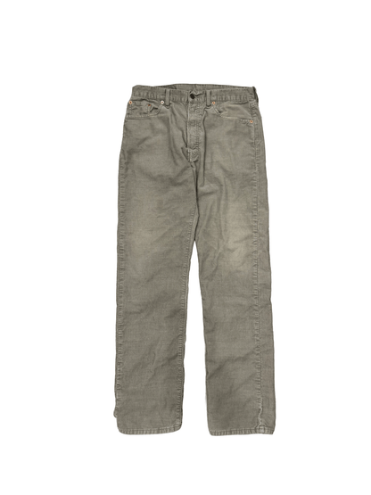 "Levi's 551" Straight Fit Light Grey Corduroy Pants