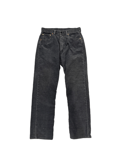 "Levi's 551" Straight Fit Charcoal Grey Corduroy Pants