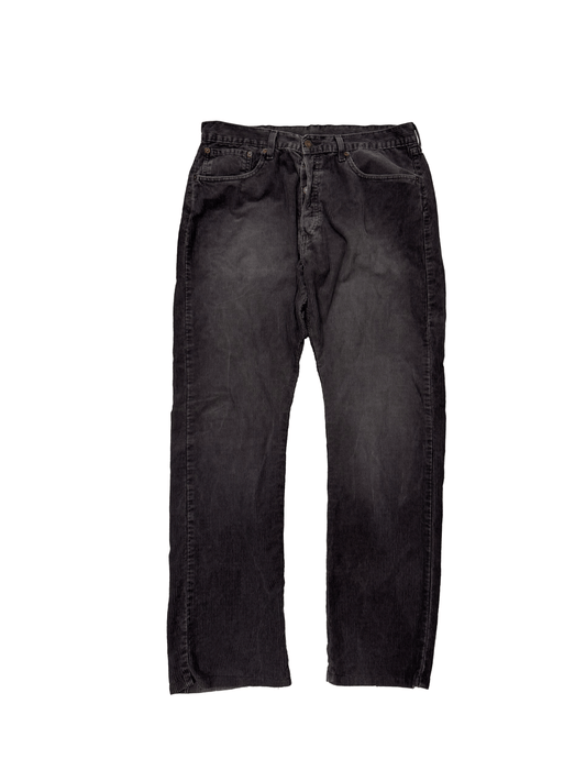 "Levi's 508" Regular Tapered Dark Grey Corduroy Pants