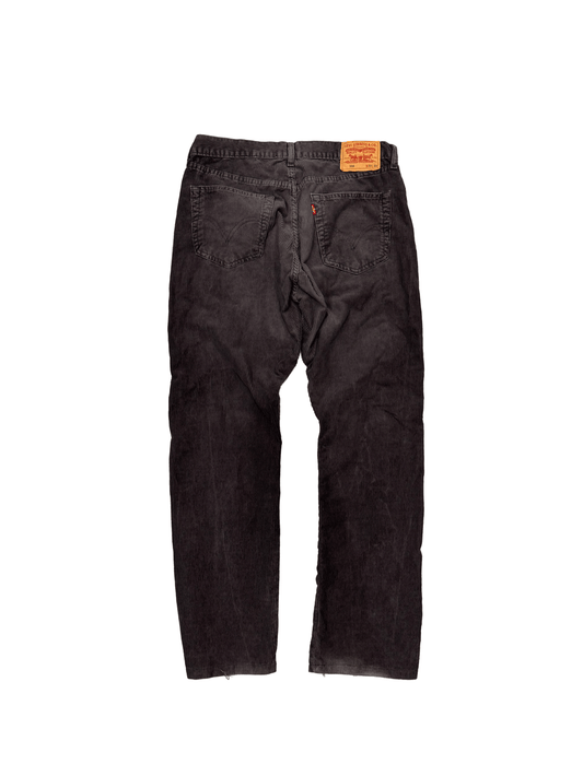 "Levi's 508" Regular Tapered Dark Grey Corduroy Pants