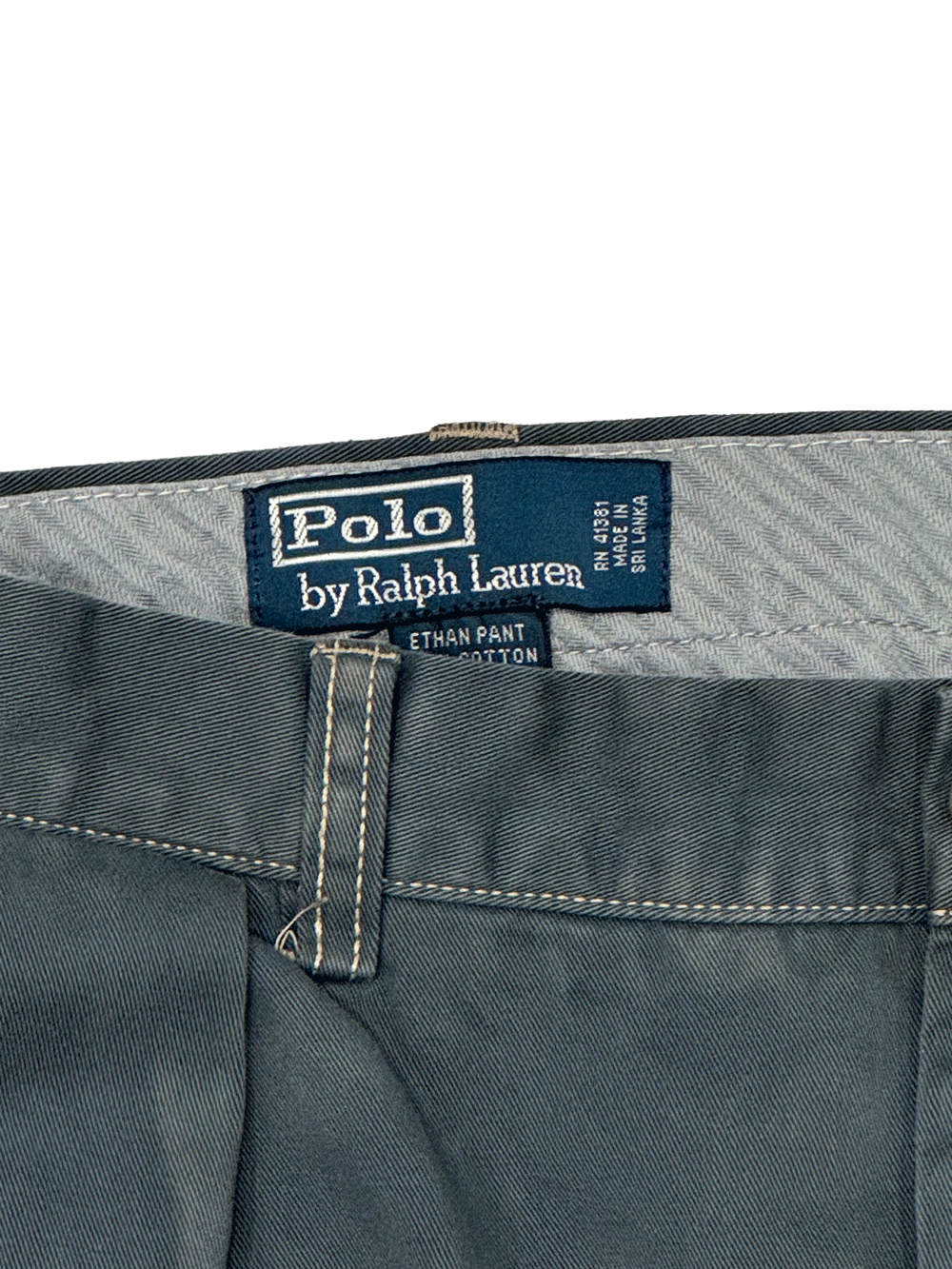 "Polo by Ralph Lauren" ETHAN PANT Bleach Chino Trousers