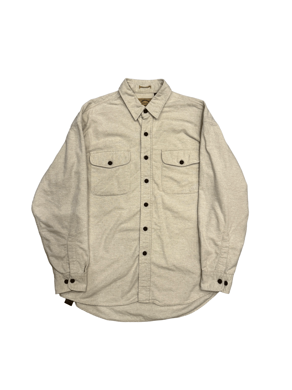 "St. John's Bay" Heavyweight Oatmeal Solid Shirt