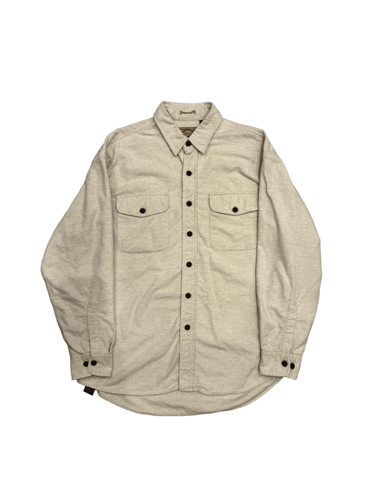"St. John's Bay" Heavyweight Oatmeal Solid Shirt