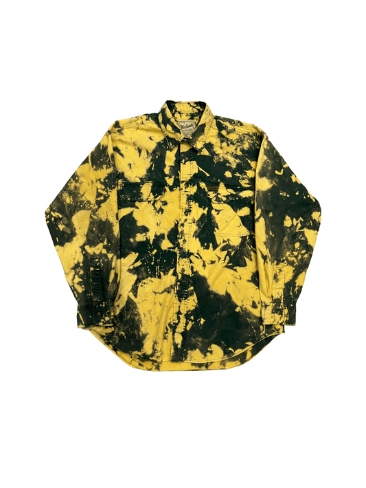 "Woolrich" Macau Made Bleach Tie-Dye Shirt