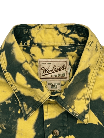 "Woolrich" Macau Made Bleach Tie-Dye Shirt