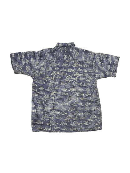 "Columbia" Sailfish Pattern Fish Graphic Shirt