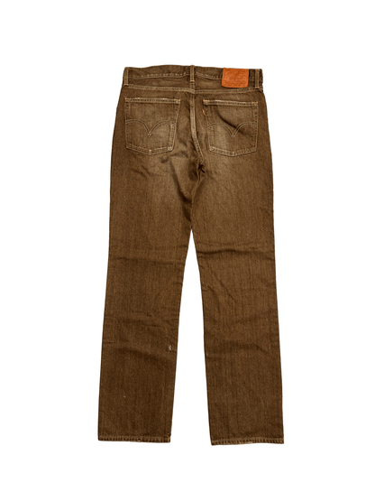 "Levi's 502" Brown Wash Straight Fit Denim Pants