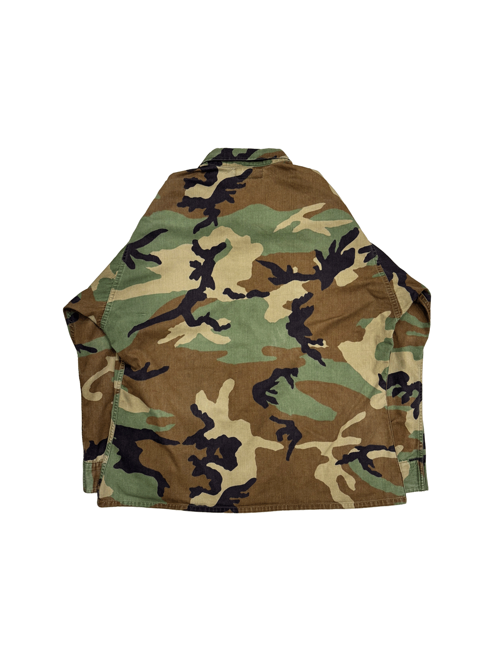 "US MILITARY" Woodland Camo BDU Jacket