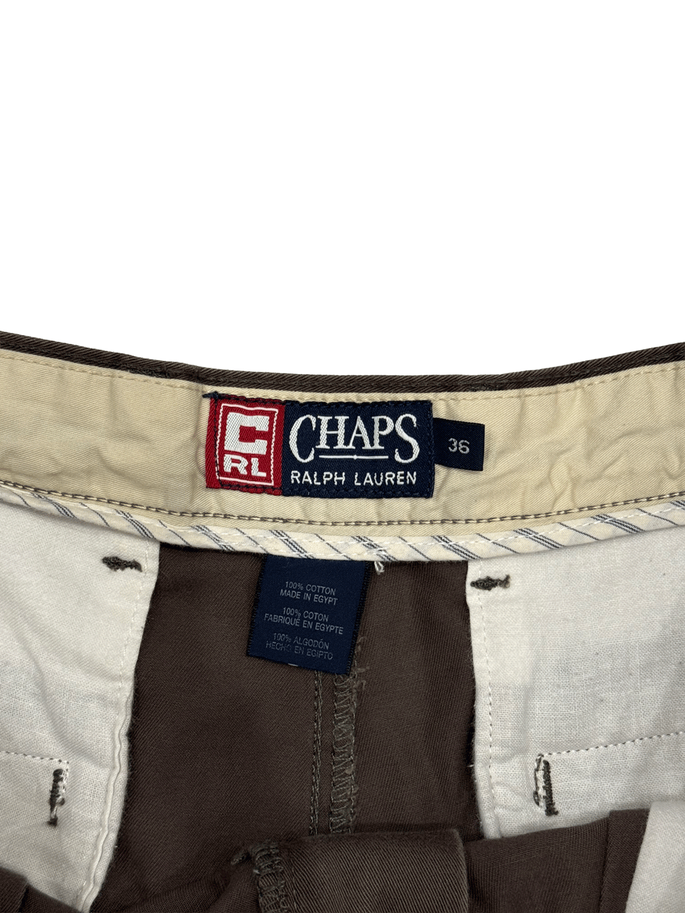 "CHAPS Ralph Lauren" Cotton Chino Shorts