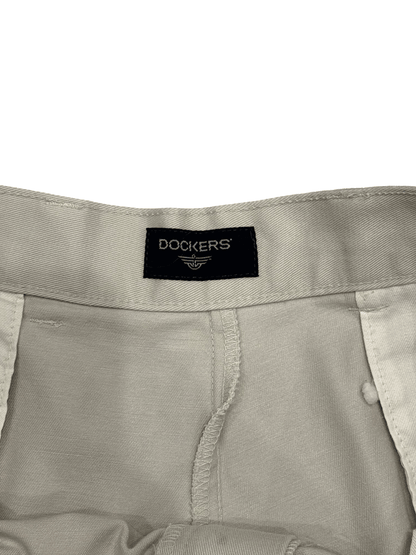 "DOCKERS" Light Beige Cotton Chino Shorts