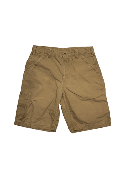 "Carhartt" Brown Multi-Pocket Work Shorts