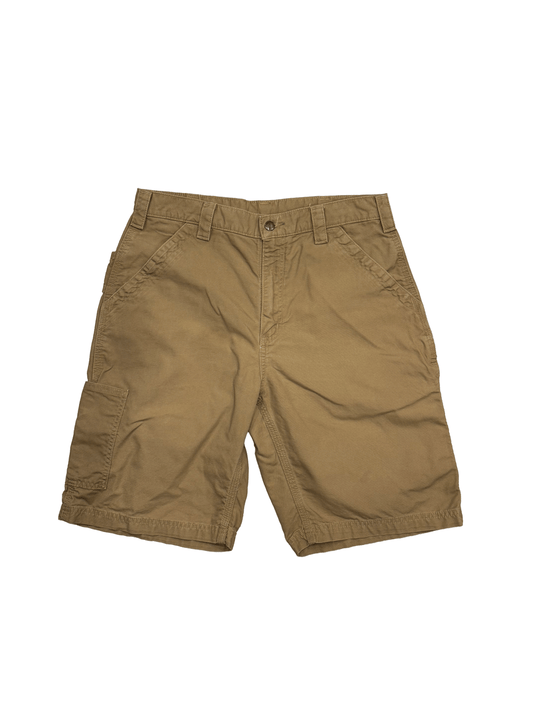 "Carhartt" Brown Multi-Pocket Work Shorts