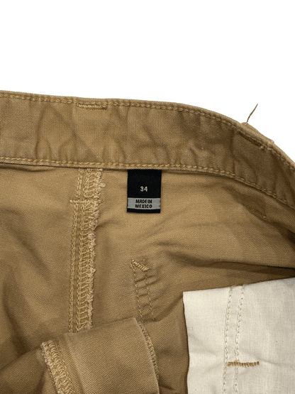 "Carhartt" Brown Multi-Pocket Work Shorts