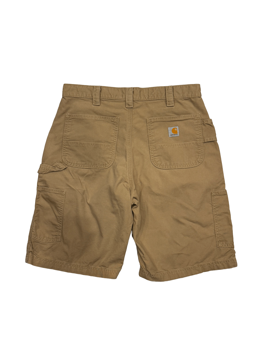 "Carhartt" Brown Multi-Pocket Work Shorts