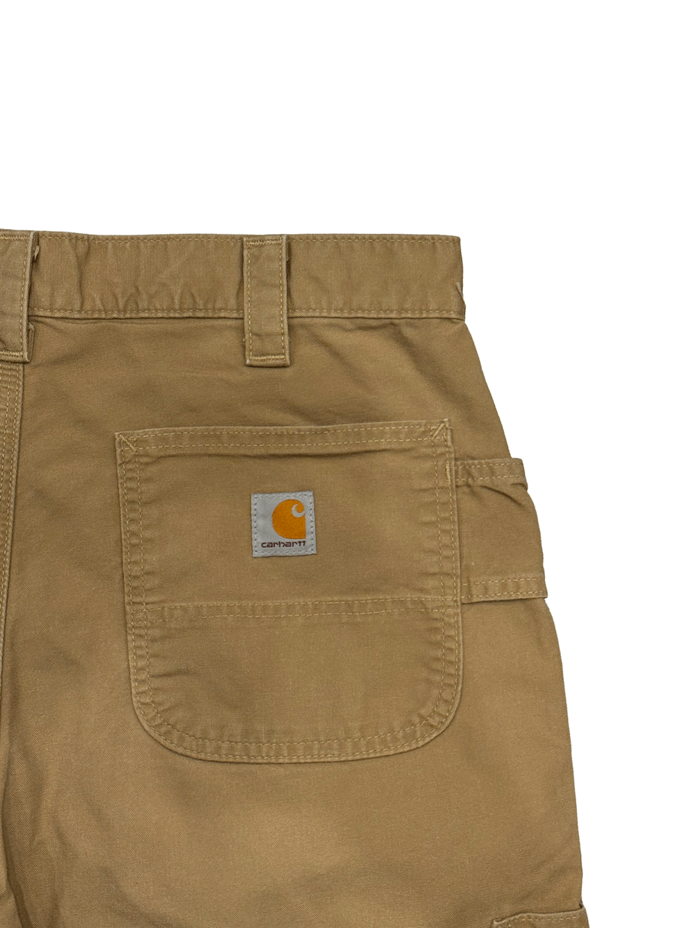 "Carhartt" Brown Multi-Pocket Work Shorts