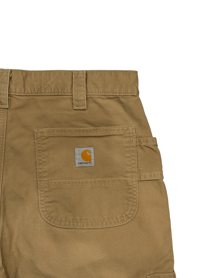"Carhartt" Brown Multi-Pocket Work Shorts
