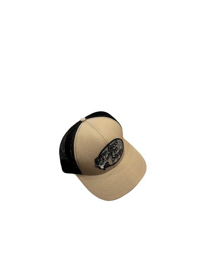"Bass Pro Shops" Beige & Black Classic Mesh Cap
