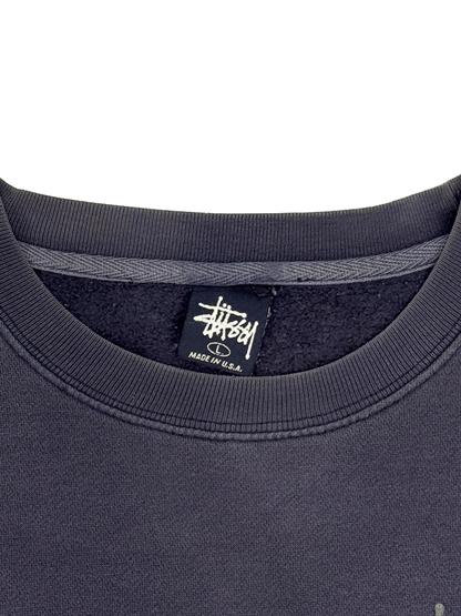 90's "Stussy" Back Print Sweat
