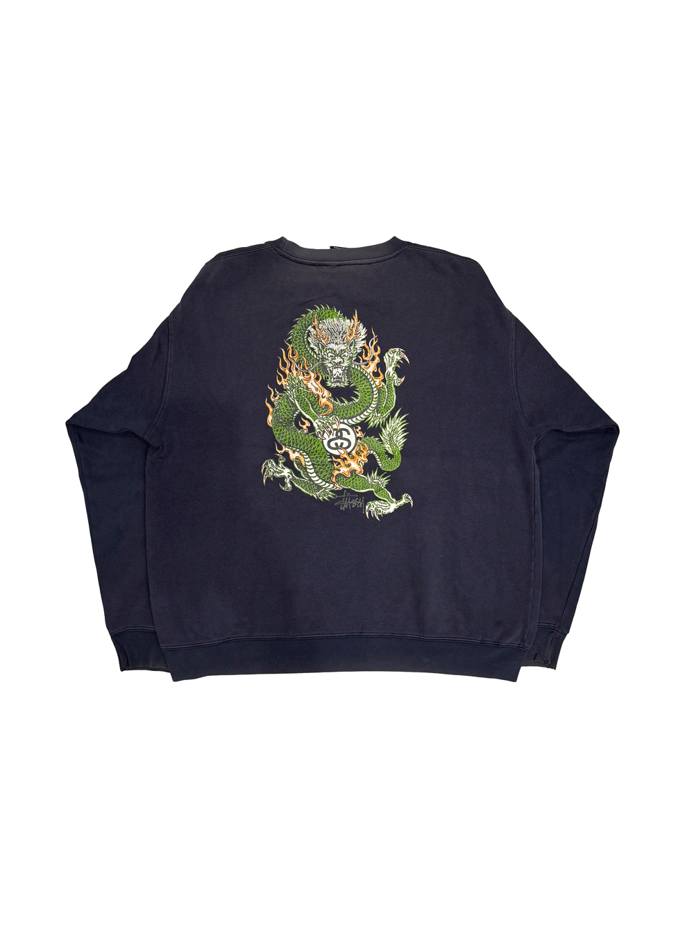 90's "Stussy" Back Print Sweat