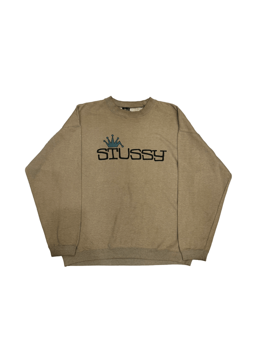 90’s "Stussy" Crown Logo Sweat