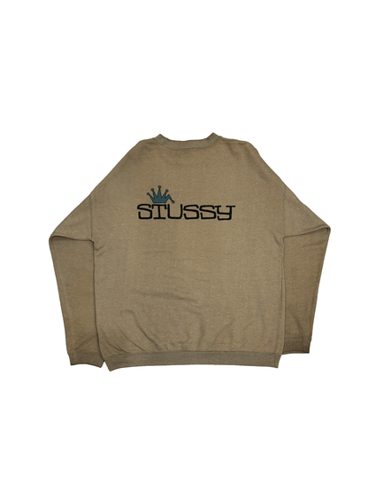 90’s "Stussy" Crown Logo Sweat