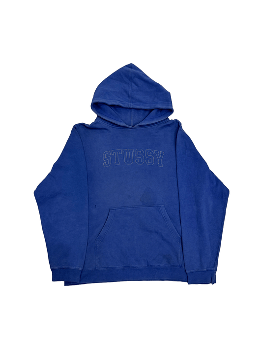 90’s~00’s "Stussy" College Arch Logo Hoodie