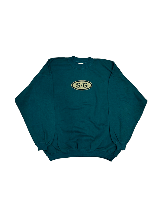 90’s "Stussy" S/G Oval Print Sweat