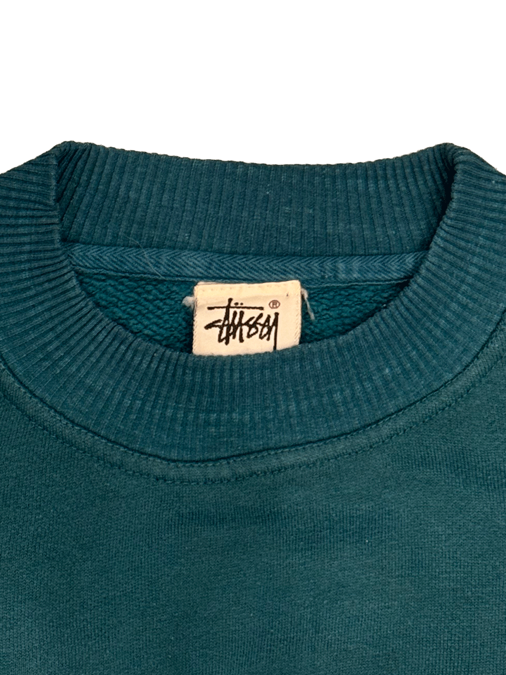90’s "Stussy" S/G Oval Print Sweat