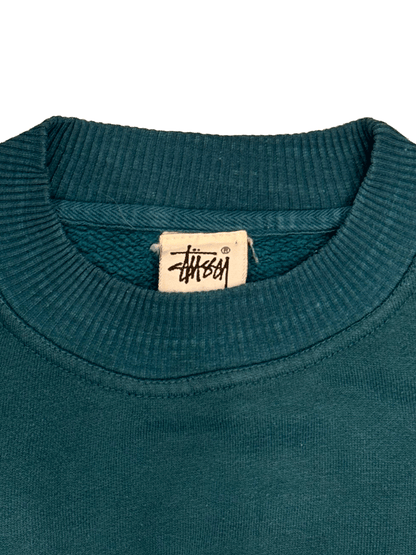 90’s "Stussy" S/G Oval Print Sweat