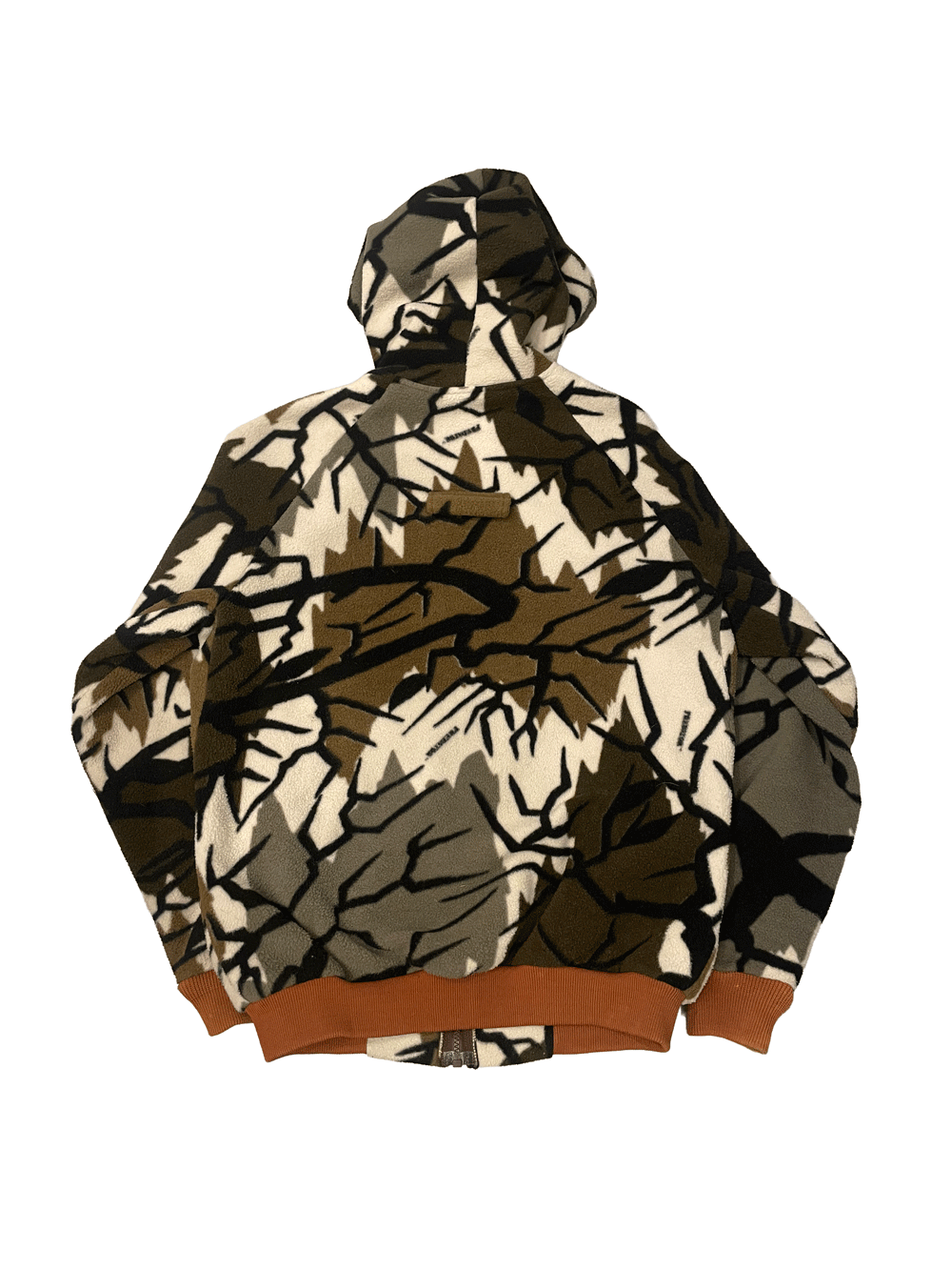 80'S "L.L.Bean" Predator Camo Fleece Zip-up Hoodie