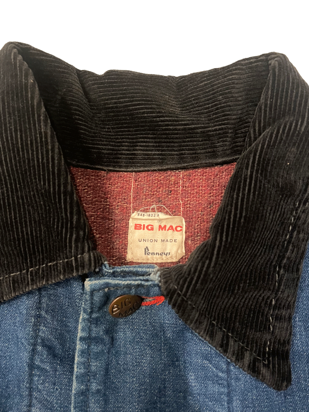 60'S "BIG MAC" Denim Chore Jacket