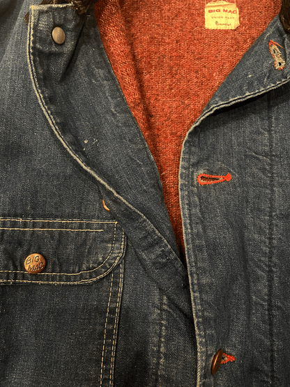 60'S "BIG MAC" Denim Chore Jacket