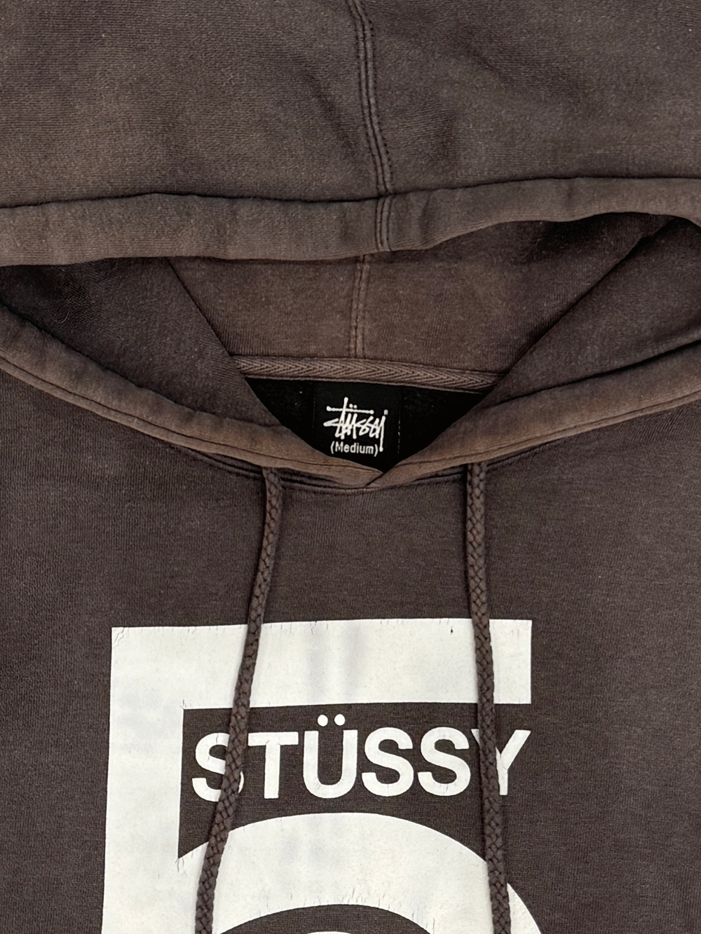 90’s~00’s "Stussy" 5 Copyright Print Hoodie