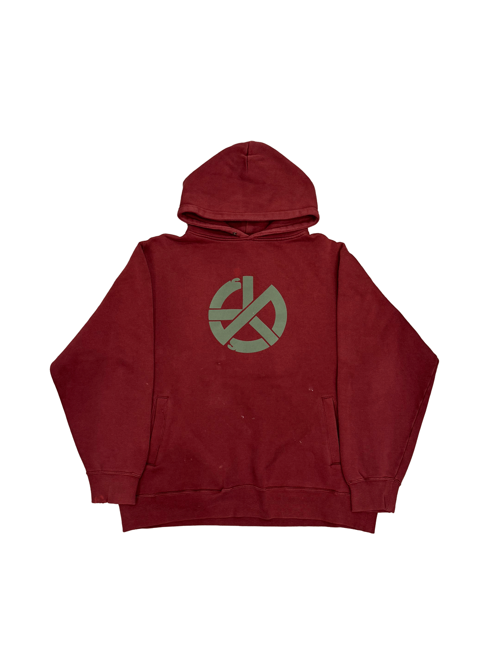 90’s~00’s "Stussy" Red Hoodie