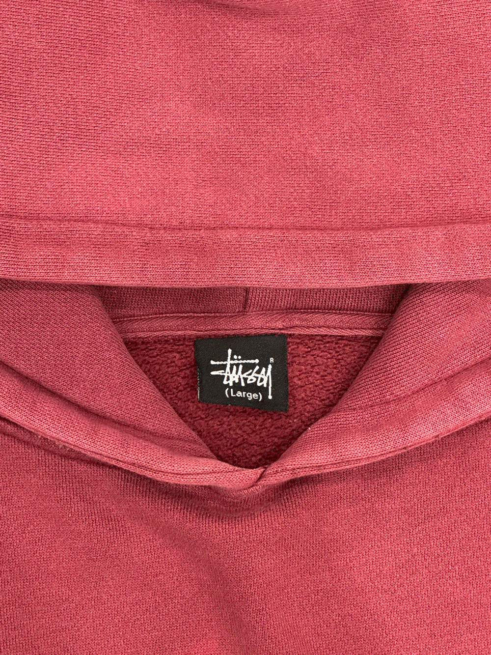 90’s~00’s "Stussy" Red Hoodie