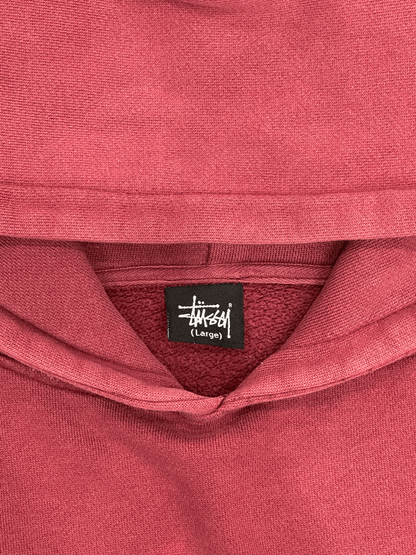 90’s~00’s "Stussy" Red Hoodie