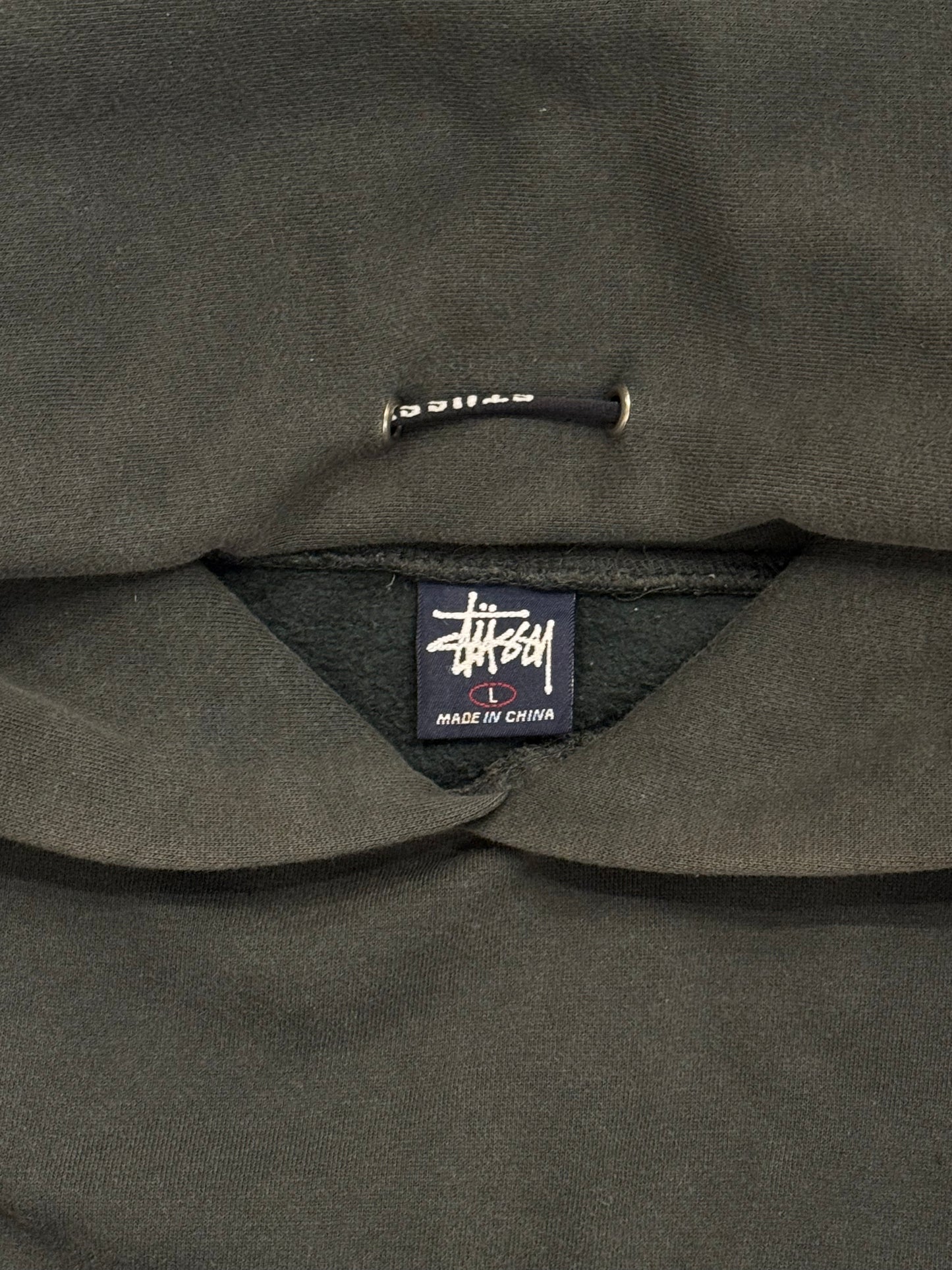 90’s "Stussy" Olive Hoodie