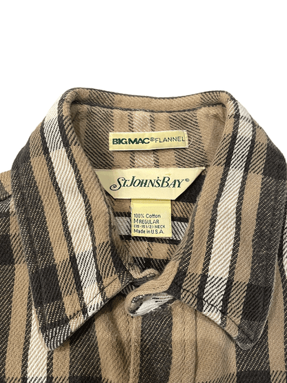 80'S "BIG MAC X ST JOHNS' BAY"  Flannel Shirt