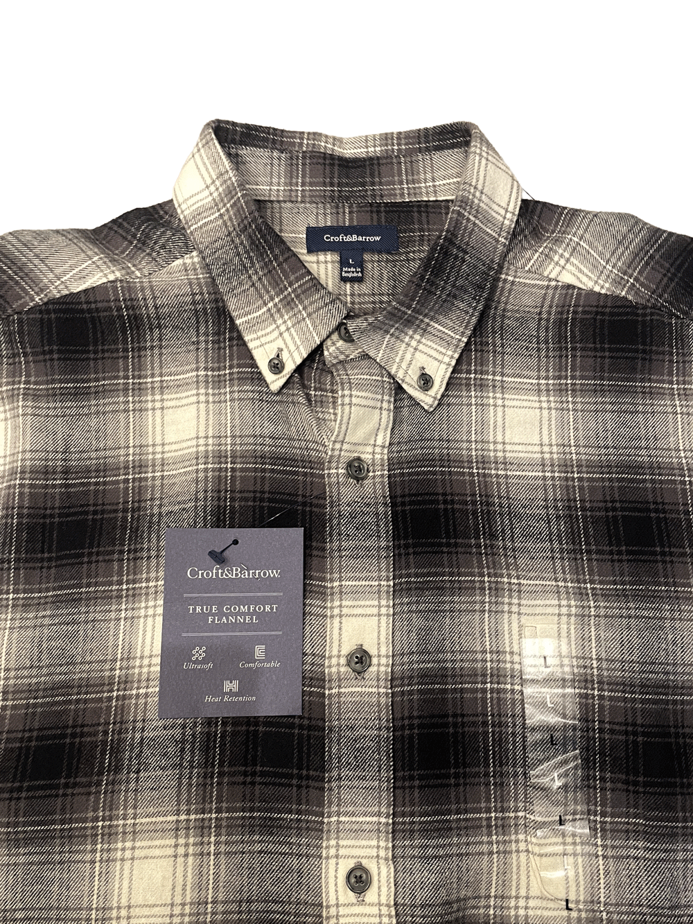 "CROFT & BARROW" Flannel Shirt(DEAD STOCK)