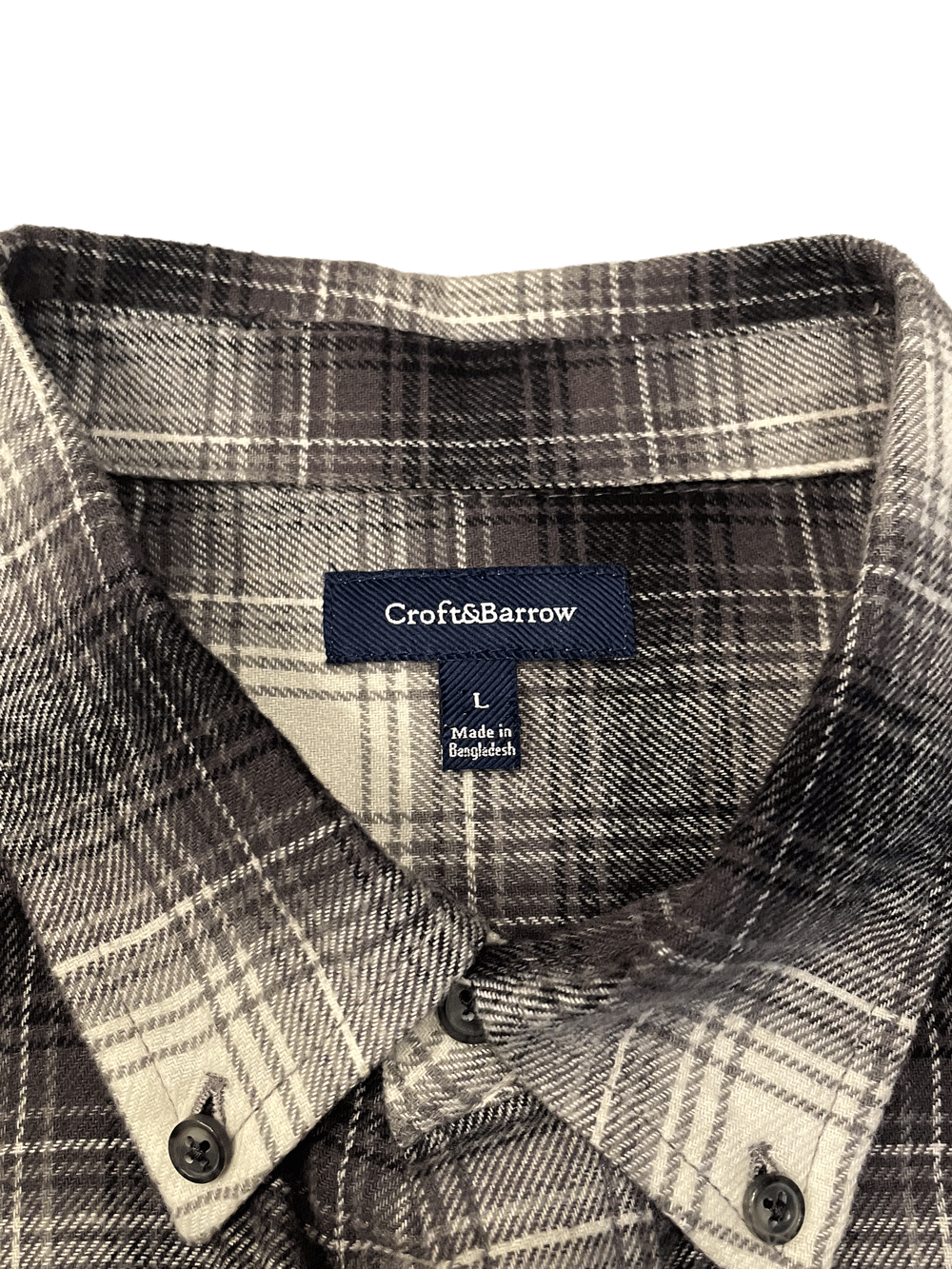 "CROFT & BARROW" Flannel Shirt(DEAD STOCK)