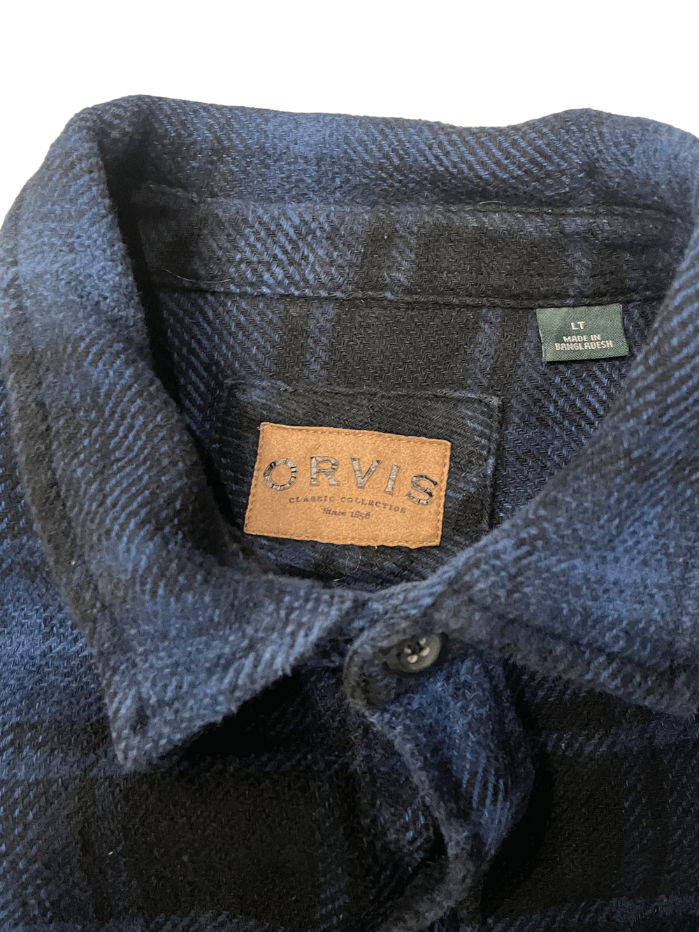 90'S "ORVIS" Flannel Shirt