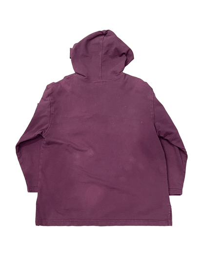 "one world" Pull-Over Half-Zip Hoodie