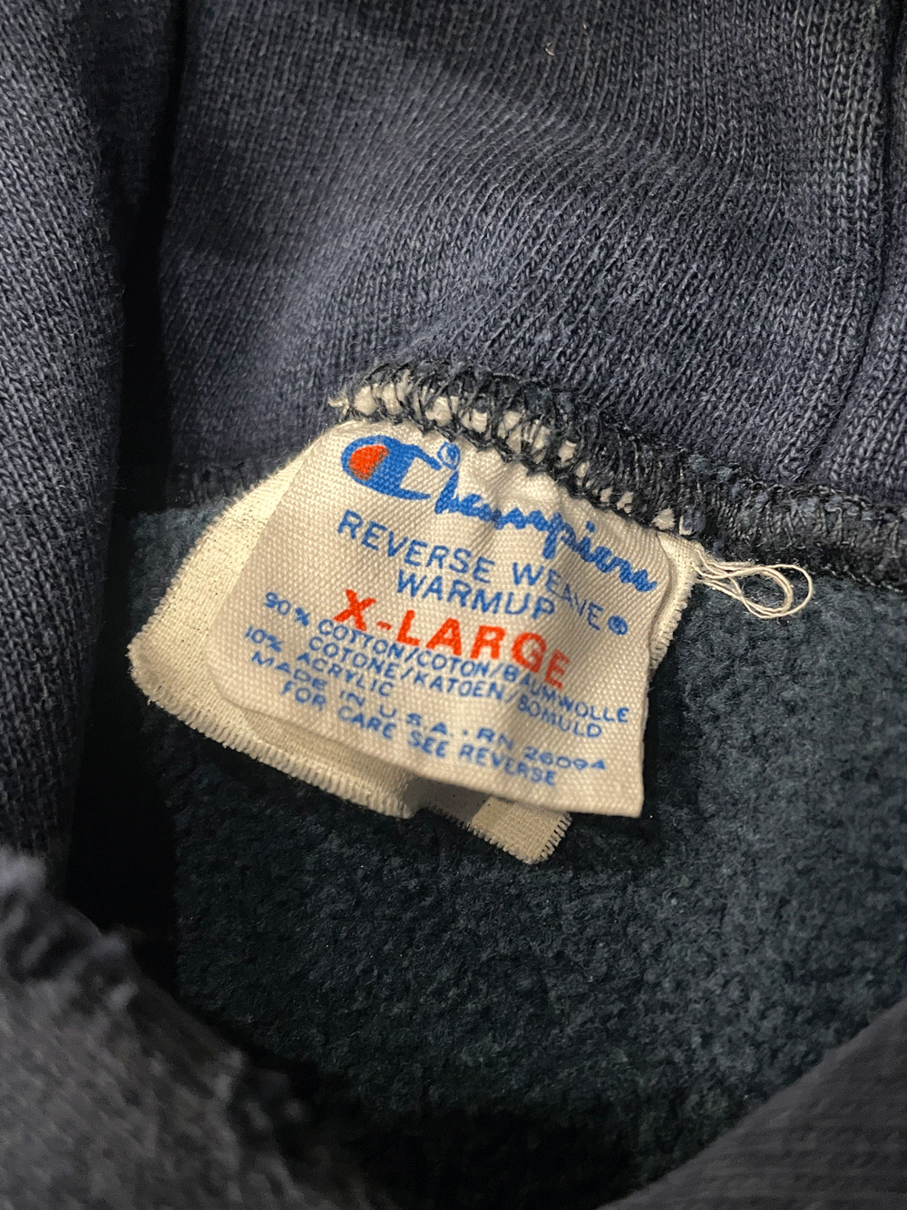 90's "Champion" REVERSE WEAVE Hoodie "LA SALLE"